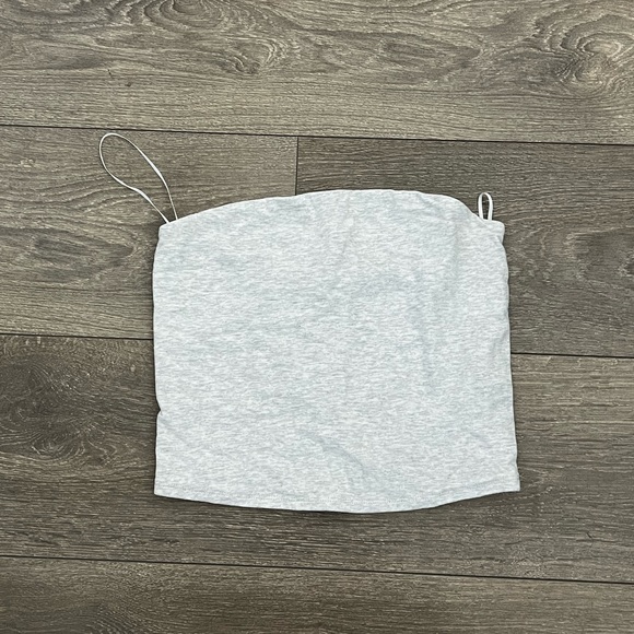 3 for $20 - Garage Heather Gray Tube Top - Picture 2 of 4